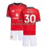 Camisola Manchester United Benjamin Sesko 30 Criança Equipamento Primeiro 2025-2026 Manga Curta